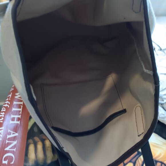 NWT Made in USA Family Mill Woven Cotton Carryall Tote Bag - Picture 13 of 15